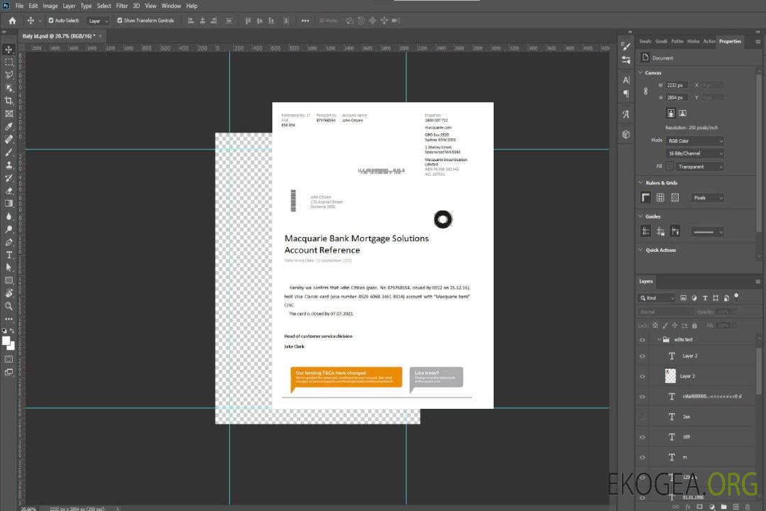 Référence Australia , Macquarie , closure template